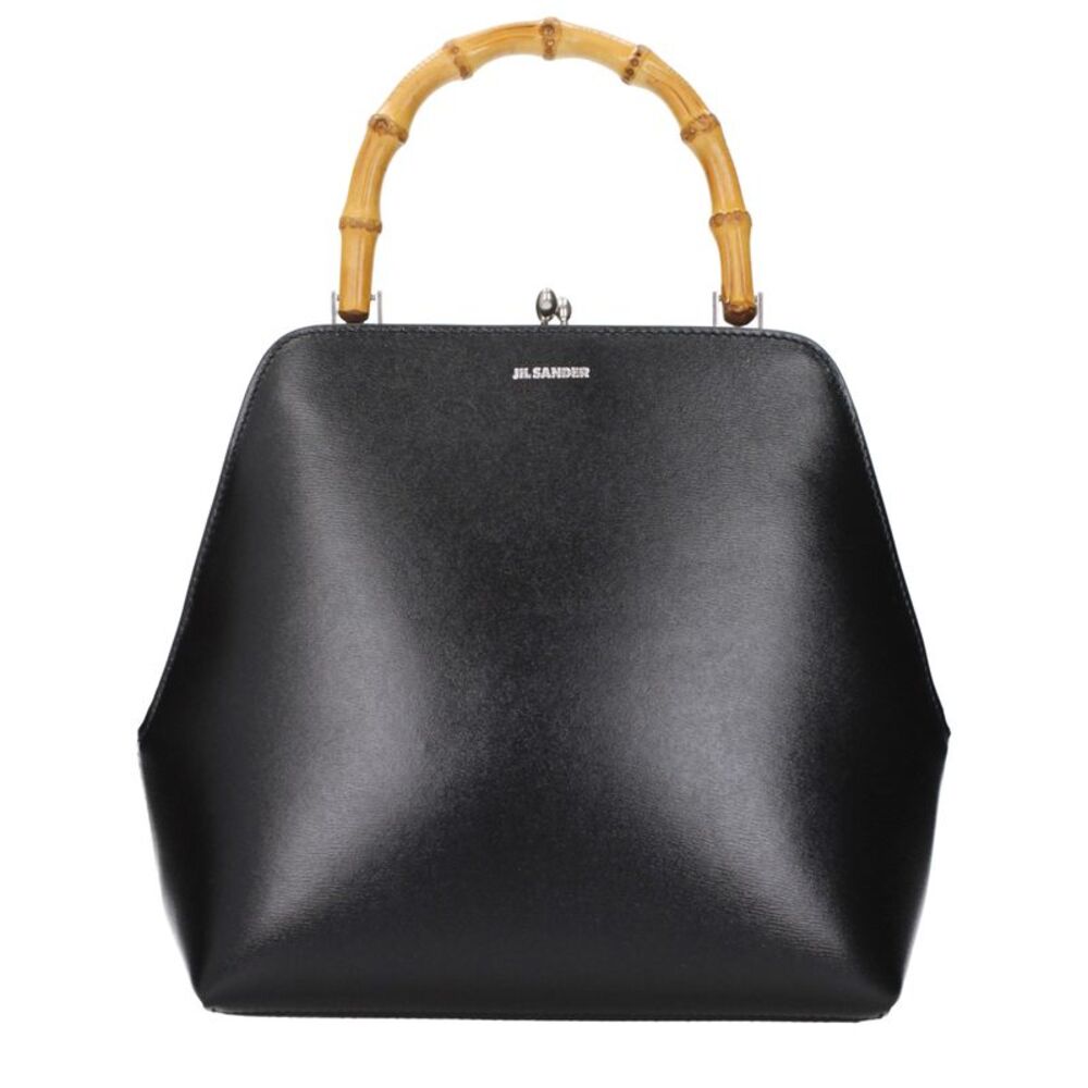 Jil Sander Black Leather Women's Handbag